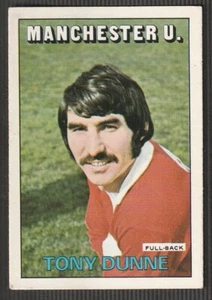 A&BC Bubble Gum Football 1972 orange rot Manchester United Tony Dunne # 113 - Bild 1 von 2