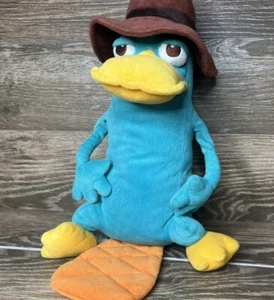 Disney Perry the Platapus bean bag plush 10” Phineas and Ferb Agent Disney Parks - Picture 1 of 8