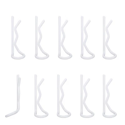 Karosserie Klammern Clips 27 mm weiß für RC Car 1:8 10 Stk partCore 310037 - Bild 1 von 2