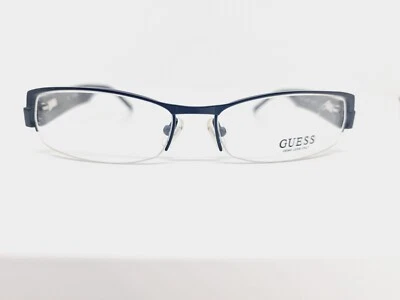 GUESS GU1588 Women's Half Rim Frame  Blk/White Size 54.16.135 with Free P&P! - Image 1 of 4