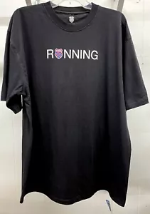 K-Swiss Unisex Black Tee Shirt Sz XL 70% Cotton Blend T K Swiss KSwiss New w/Tag - Picture 1 of 7