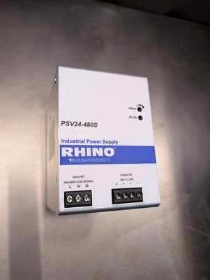 Rhino PSV24-480S Industrial Power Supply - Image 1 of 3