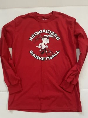 Camisa roja manga larga de baloncesto North Quincy Red Raiders talla M McLaughlin 22 Foto 1 de 4