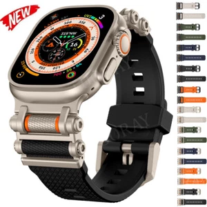 Silicone Band Strap For Apple Watch Series 10 9 8 7 6 5 Ultra SE 42/44/45/49mm - Picture 1 of 72