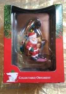 1992 CHRISTMAS CHARMERS Santa's Best Collectable Ornament - Skilift Weihnachtsmann - Bild 1 von 4
