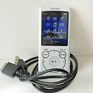 SONY Walkman NW-S764 W White 8GB MP3 Players Bluetooth FM Radio Japanese only - Picture 1 of 11