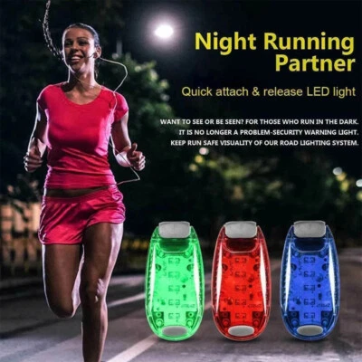 LED Safety Light Clip On Strobe Running Lights for Runners Dogs Bikes Walking - Image 1 of 4