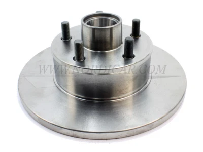 Disco de freno delantero Volvo 666525-AM - reproducción - buje fijo Amazon P1800J P1800S Foto 1 de 2