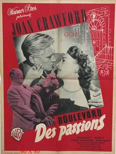 BOULEVARD DES PASSIONS - J.CRAWFORD -M.CURTIZ-1949- W.B - ENTOILEE - Imagen 1 de 1