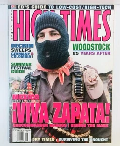 Vintage High Times Magazine August 1994 #228 Viva Zapata Zapatista Woodstock  - Imagen 1 de 4