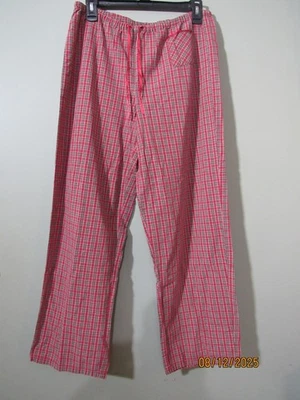 OLD NAVY WOMEN'S PAJAMA PANTS RED PLAID MEDIUM VGUC - Image 1 of 4