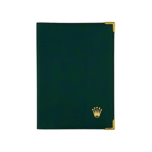 Rolex Original - Portatarjetas estilo pasaporte de cuero - Imagen 1 de 3