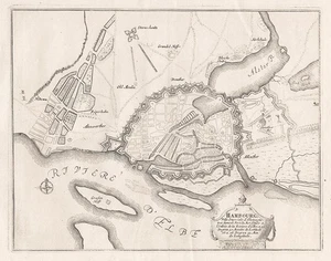 Mapa De La Ciudad De Hamburgo Grabado De Fer 1697 - Picture 1 of 1