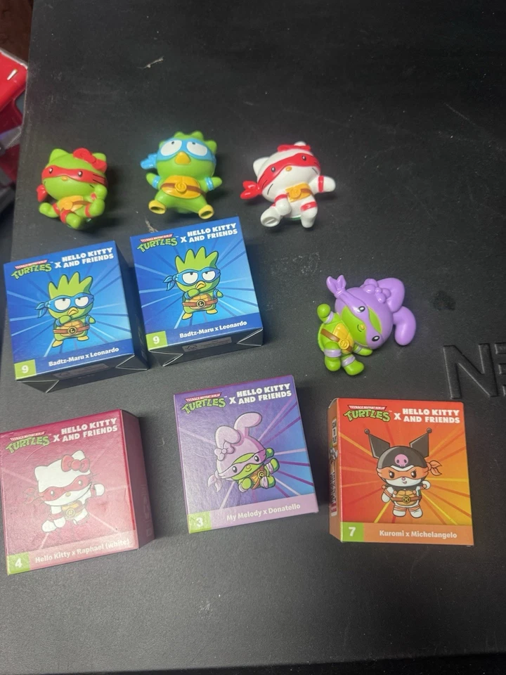 Juguetes Happy Meal Teenage Mutant Ninja Turtles Hello Kitty McDonald’s Foto 1 de 1