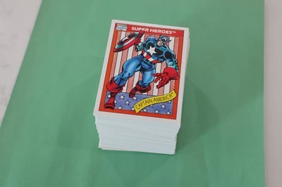 1990 Universo Marvel Série 1 Completo 162 Conjunto de Cartas Base - Imagem 1 de 4