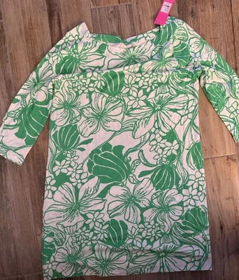 Платье Lilly Pulitzer Lydia Spearmint Kiss My Tulips размер XL - Изображение 1 из 2