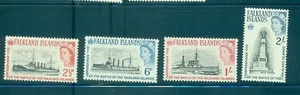 Falkland Is. - Sc# 150-3. Schlacht auf den Falklandinseln 1964. Neuwertig LH. 11,50 $. - Bild 1 von 1