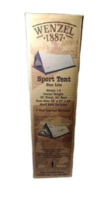 Tenda sportiva Venceslao campeggio 1-2 persone.  Leggero in scatola originale  - Immagine 1 di 4