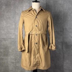 Engineered Garments Beige Cotton Polyester Half Coat Size 1 S #EK ZFA - Picture 1 of 12