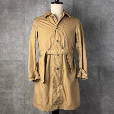 Engineered Garments Beige Cotton Polyester Half Coat Size 1 S #EK ZFA - Image 1 of 4