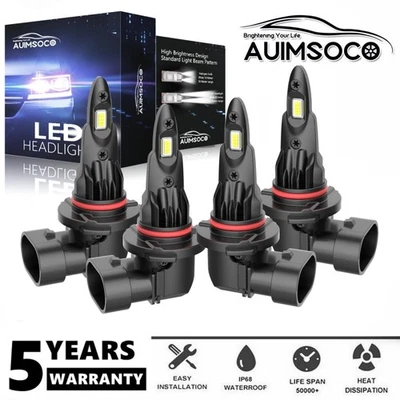 Kit de faros LED bombilla blanca fría para Land Rover Range Rover Evoque 2016-2019 Foto 1 de 4