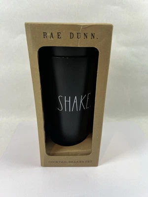 Black And White RAE DUNN Cocktail shaker set  26 Oz / 19 Oz - Image 1 of 4