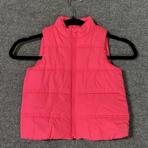 Baby Gap PINK Mädchen Jungen gefütterte Weste 4 Jahre Kleinkind Coldcontrol Jacke - Bild 1 von 7
