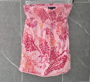 NWOT GAP Girl's Pink Floral Tube Top Size XXL (14-16) - Picture 1 of 4