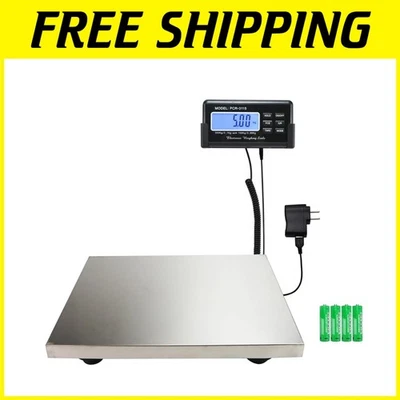 Precision 660lbs Shipping Scale with Tare Feature & Easy-Clean Stainless Steel - Image 1 of 4