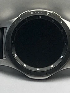 Samsung Galaxy Watch SM-R800 46mm srebrne etui klasyczna klamra onyks czarny (2146) - Zdjęcie 1 z 6