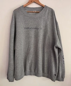 Billabong Men’s Jumper Size XL Grey Vintage Y2K 90s Surf wear Pullover Sweater - Picture 1 of 14