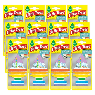 Little Trees Air Freshener Celebrate Scent 12 Pack Car Home Office Hanging - Image 1 of 4
