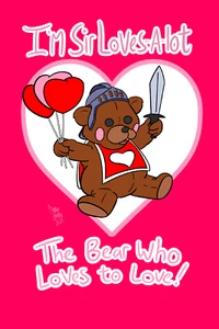 Sir Loves-A-Lot -Simpsons Inspired Funny Cute Valentine's Day Greeting Card - Picture 1 of 2