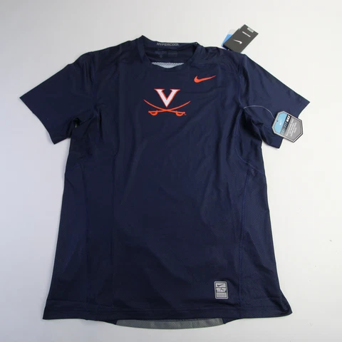 Virginia Cavaliers Nike Pro Combat Short Sleeve Shirt Men's Navy New Cover