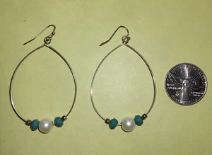 🪁🌻Women's Boho Gold Wire Dangle Earrings! - Picture 1 of 2