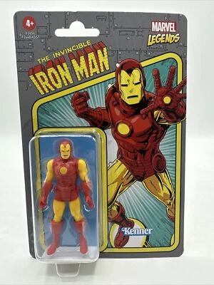 The Invincible Iron Man Marvel Legends Kenner retro toy Action Figure RARE NEW - Image 1 of 2