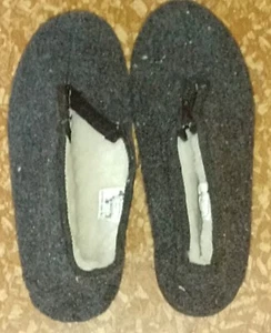 warme Winter Hausschuhe Herren echte Schafwolle Reißverschluss Größe 43 - Bild 1 von 1
