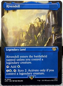 MTG Rivendell 0344 Borderless Lord of the Rings: Tales of Middle-earth MTG  - Picture 1 of 2