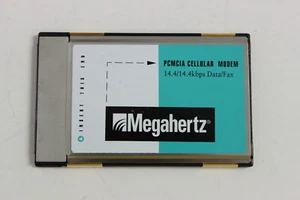 MEGAHERTZ CC4144 PCMCIA MODEM FAX 14.4/14.4  KBPS DATA/FAX - Picture 1 of 6