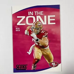 2020 Panini Score In The Zone #IZ-NB Nick Bosa San Francisco 49ers - Bild 1 von 2