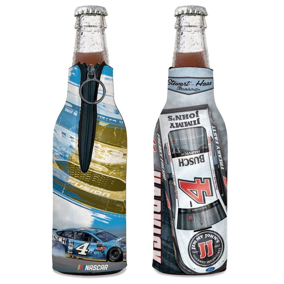 Kevin Harvick 2018 Wincraft #4 Busch Beer/Jimmy Johns 12oz Bottle Cooler FREE - Image 1 of 1
