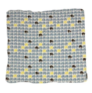 Dwell Studio Target Elephant Blue Yellow Baby Swaddle Blanket Lovey Soother - Picture 1 of 8