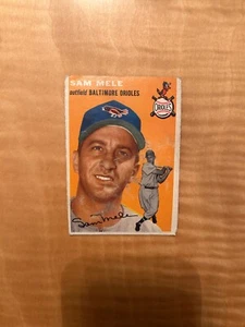 1954 TOPPS BASEBALL #240 SAM MELE!! SPEDIZIONE 1€!! - Foto 1 di 2