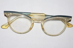 Vintage Cat Eye Retro Rockabilly Eyeglasses FRAMES 50's USA - Picture 1 of 4