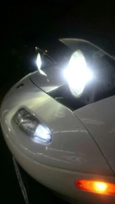 PIAA JAPAN LED H4 HEAD LIGHT BULB ×2 KIT 6000K 3600LM FOR MAZDA 89-05 MIATA MX-5 - Image 1 of 4