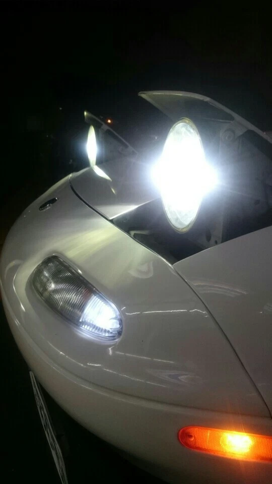 PIAA JAPAN LED H4 HEAD LIGHT BULB ×2 KIT 6000K 3600LM FOR MAZDA 89-05 MIATA MX-5 - Image 1 of 4