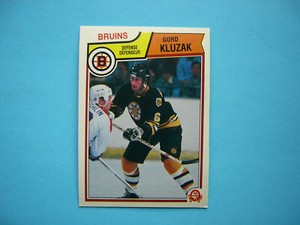 1983/84 O-PEE-CHEE NHL HOCKEY CARD #51 GORD KLUZAK ROOKIE NM SHARP!! 83/84 OPC