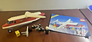 Lego 6375 Trans Air Carrier airplane jet partial set w/ manual airport - Picture 1 of 4