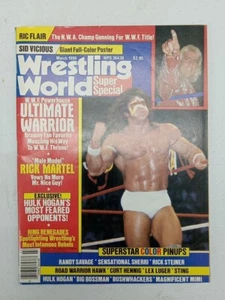 Vintage Wrestling World Magazine Numero Marzo 1990 Ultimate Warrior Sid Vicious - Foto 1 di 2