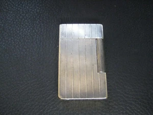 S.T Dupont Feuerzeug Lighter Silber Line 2 Komplett Überholt Garantie - Bild 1 von 11